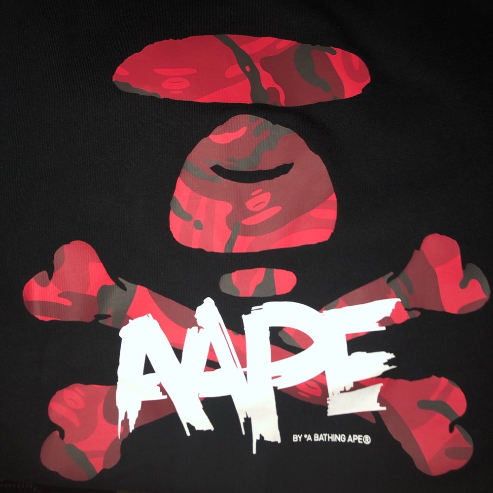 Bathing ape limited edition ape shirt